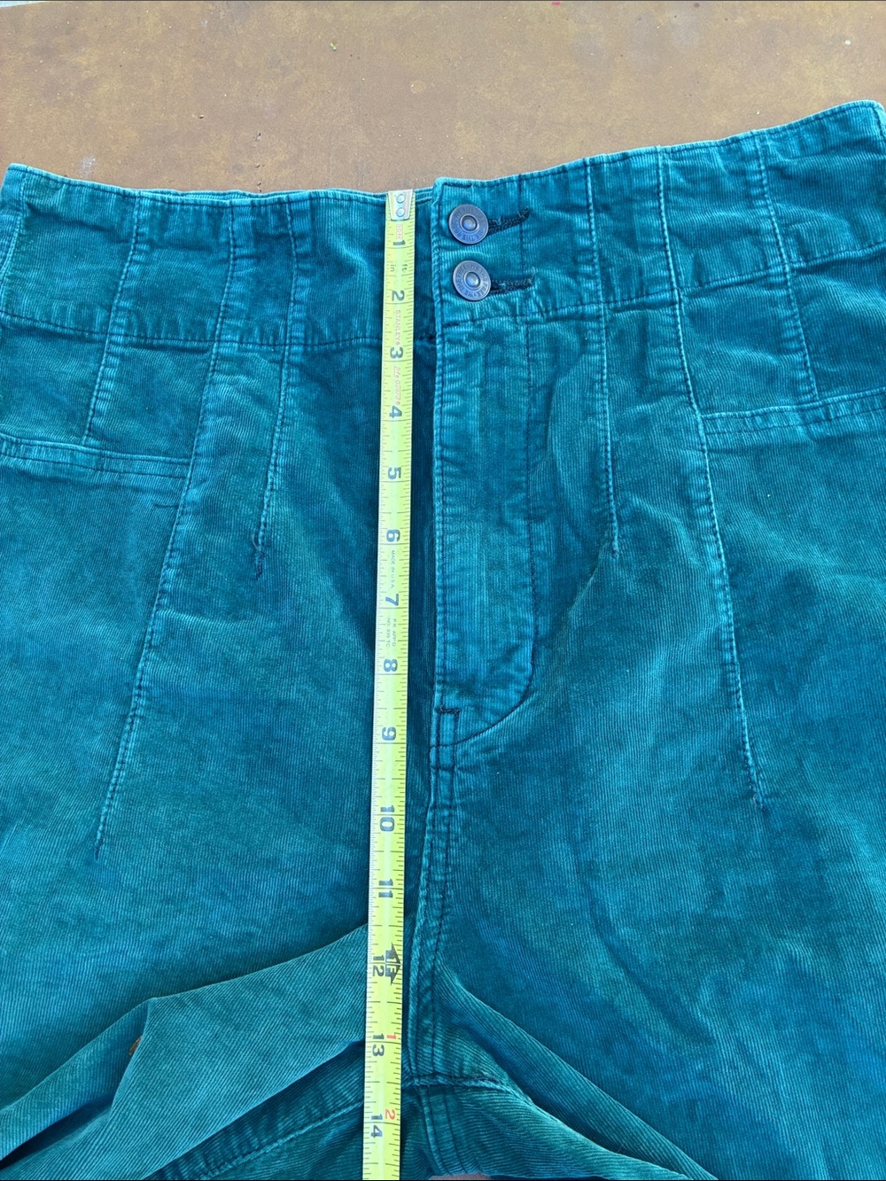We The Free Jayde Cord Flares Corduroy Pants Free People Size 31 - Picture 6 of 14